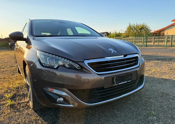 Peugeot 308 cena 35900 przebieg: 157715, rok produkcji 2014 z Konin małe 781